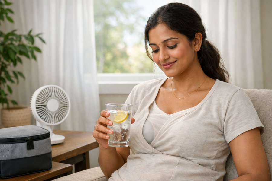 Pumping in Summer Heat: Preventing Milk Spoilage & Staying Cool