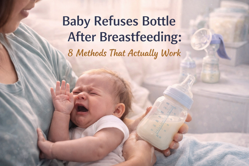 Baby Refuses Bottle After Breastfeeding: 8 Methods That Actually Work