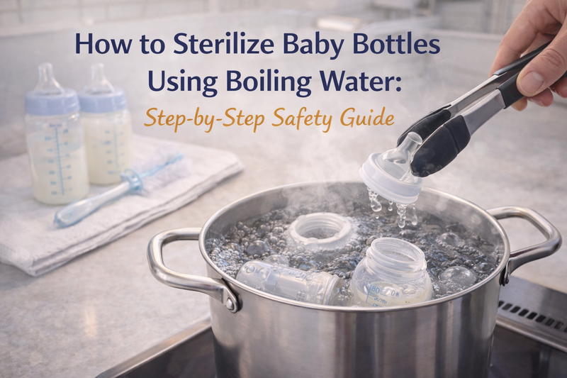 How to Sterilize Baby Bottles Using Boiling Water: Step-by-Step Safety Guide