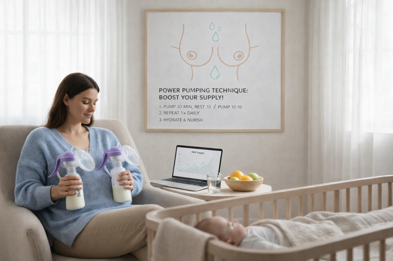 Power Pumping Technique: The Most Effective Way to Increase Milk Supply