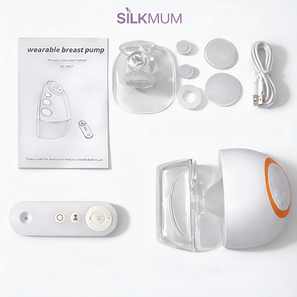 SilkMum S1 – Wearable Electric Breast Pump with Ultra-Quiet and Slim Body