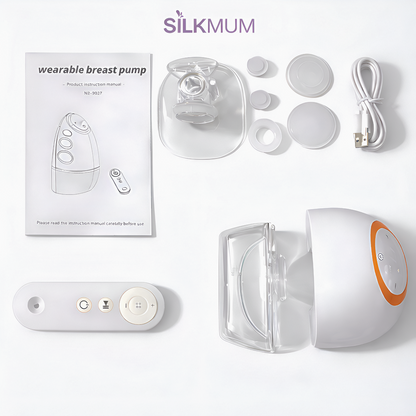 SilkMum S1 – Wearable Electric Breast Pump with Ultra-Quiet and Slim Body