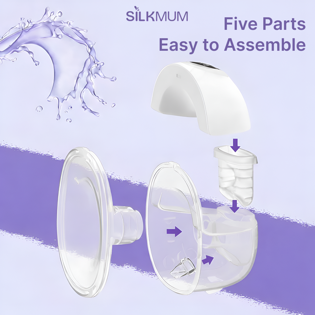 Silkmum S2 Hands-Free Wearable Breast Pump | Electric, Silent & Portable