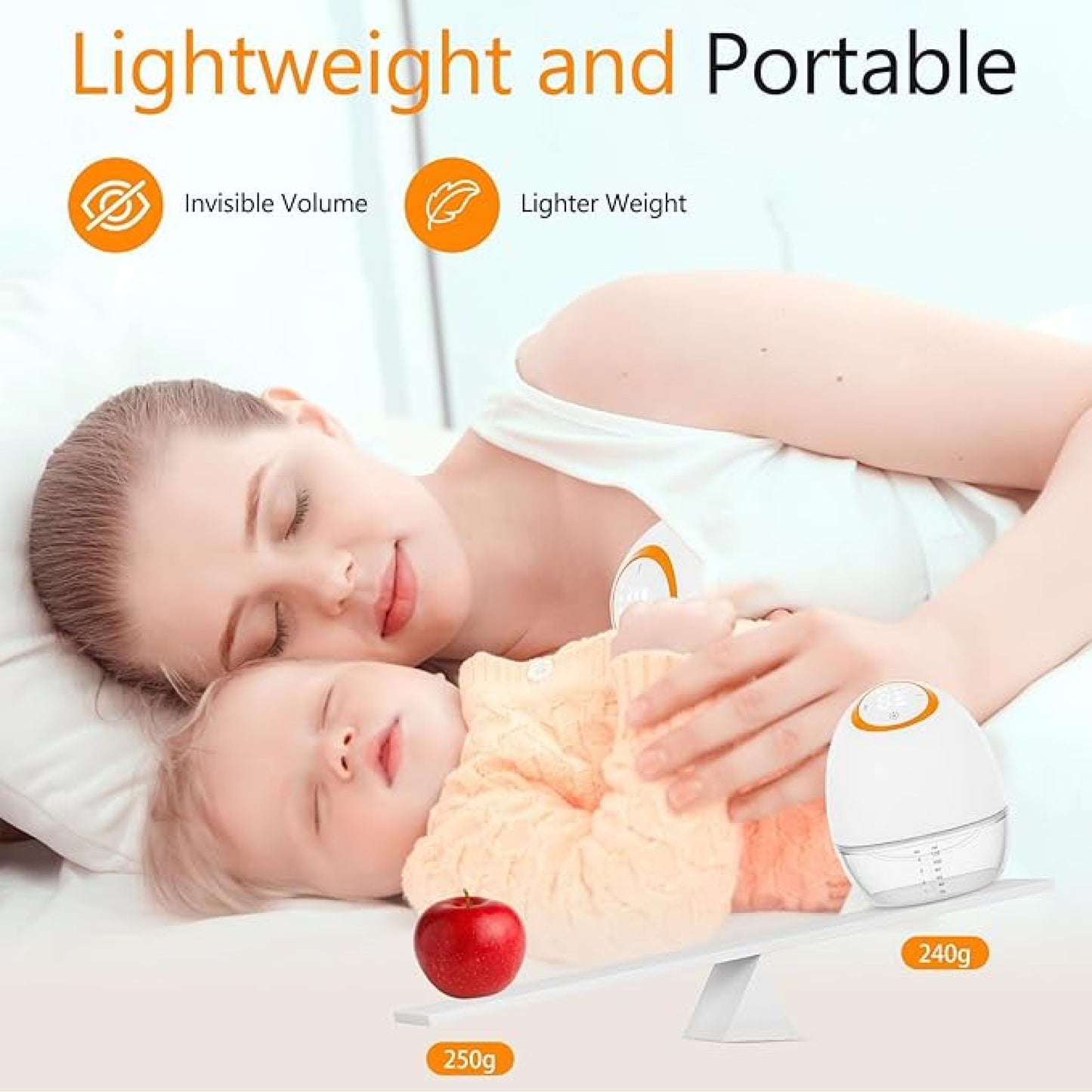 SilkMum S1 – Wearable Electric Breast Pump with Ultra-Quiet and Slim Body