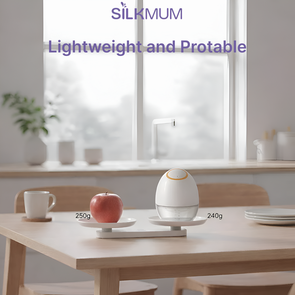 SilkMum S1 – Wearable Electric Breast Pump with Ultra-Quiet and Slim Body