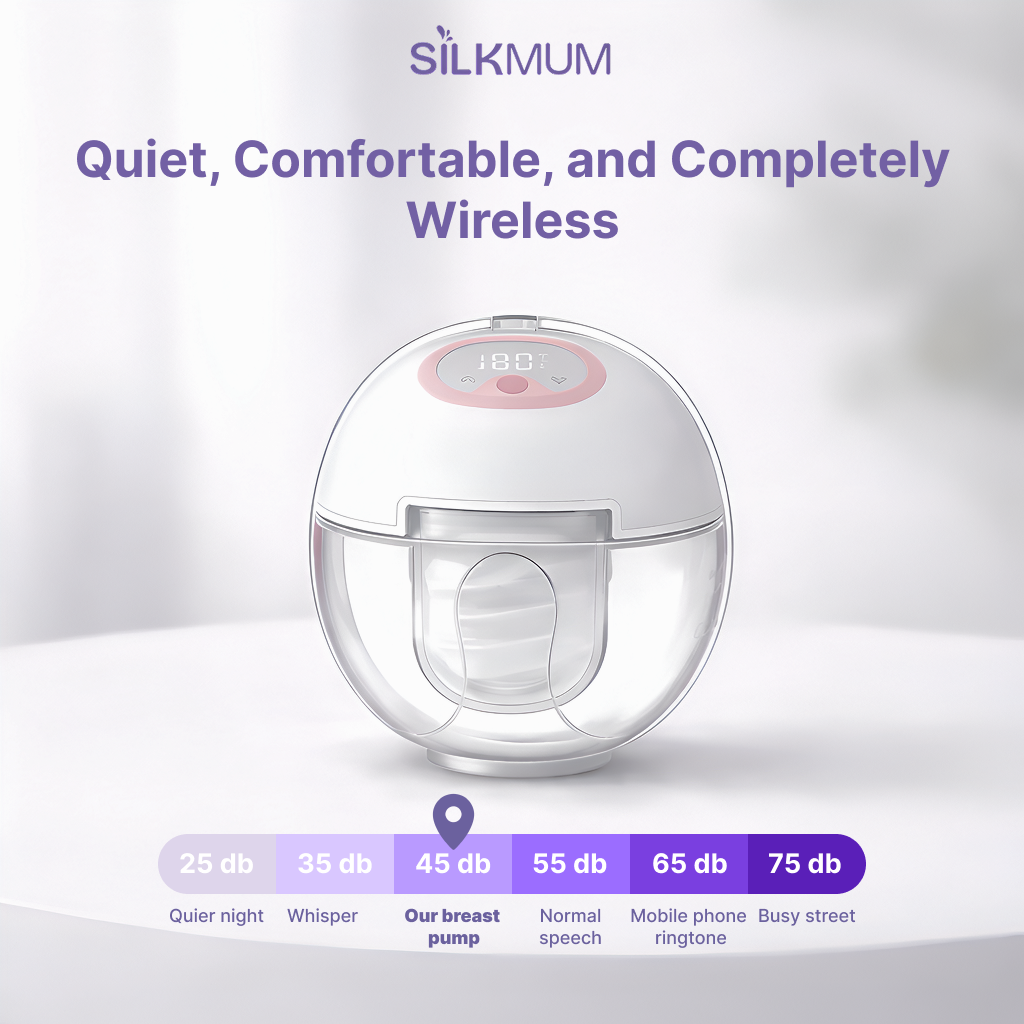 Silkmum S2 Hands-Free Wearable Breast Pump | Electric, Silent & Portable