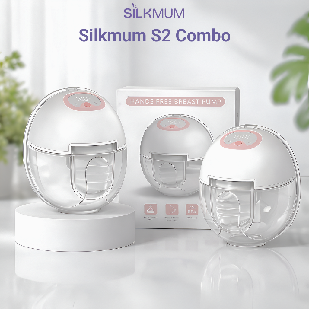 Silkmum S2 Hands-Free Wearable Breast Pump | Electric, Silent & Portable