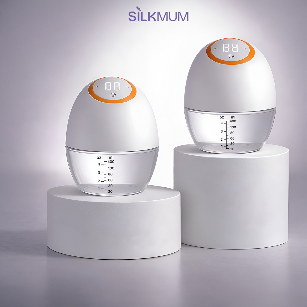 SilkMum S1 – Wearable Electric Breast Pump with Ultra-Quiet and Slim Body