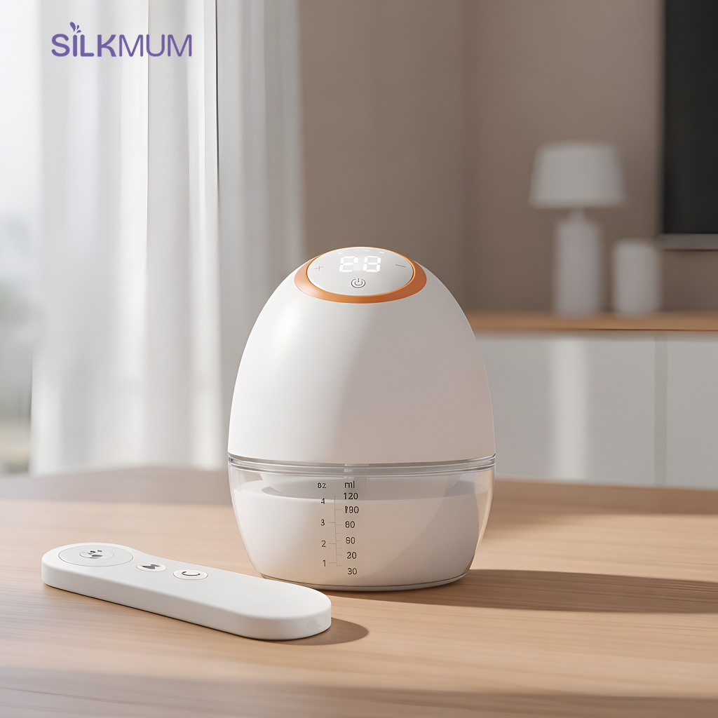 SilkMum S1 – Wearable Electric Breast Pump with Ultra-Quiet and Slim Body