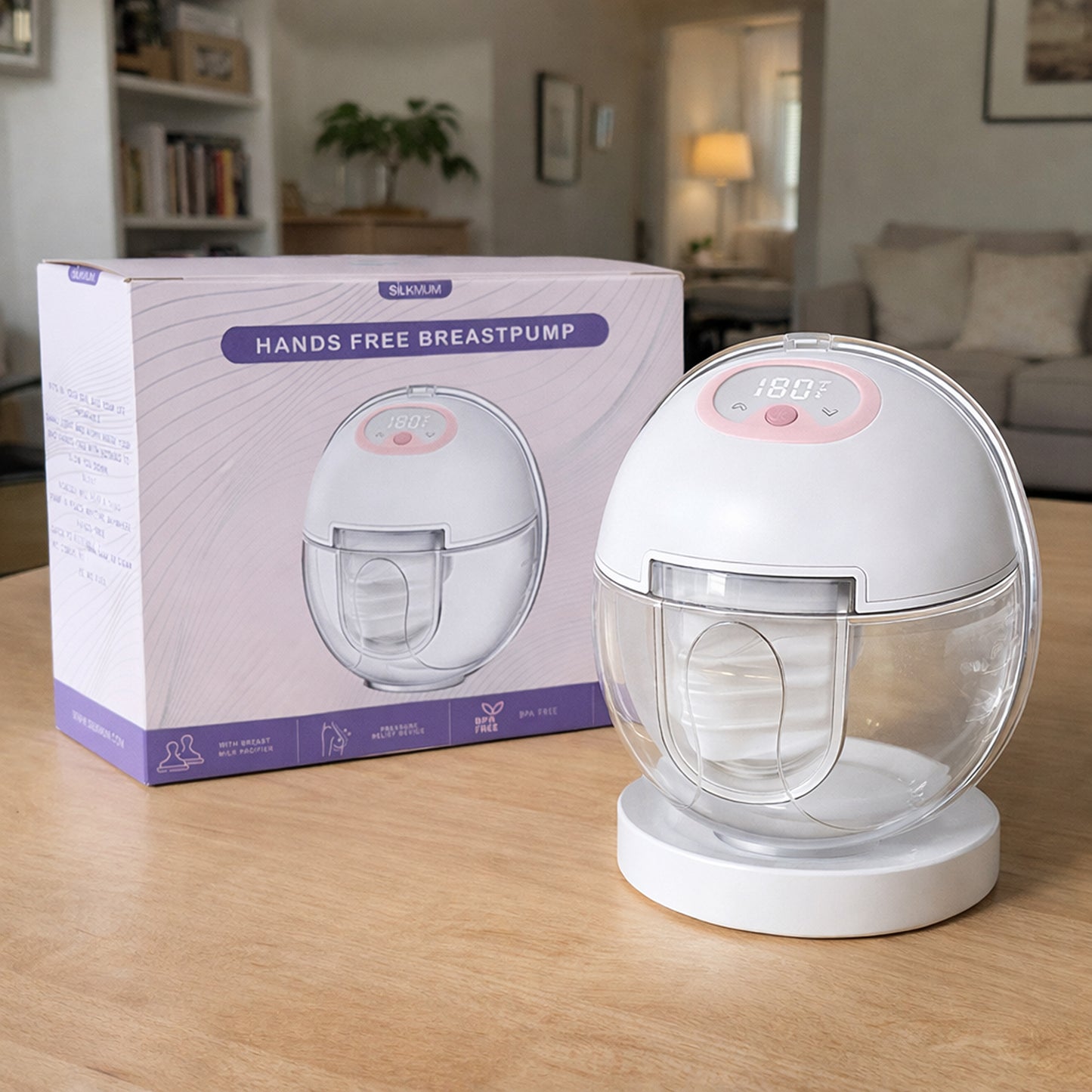 Silkmum S2 Hands-Free Wearable Breast Pump | Electric, Silent & Portable