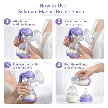 SilkMum Air - Your Favourite Handsfree Manual Breast Pump - Silkmum