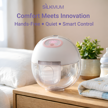 Silkmum S2 Hands-Free Wearable Breast Pump | Electric, Silent & Portable