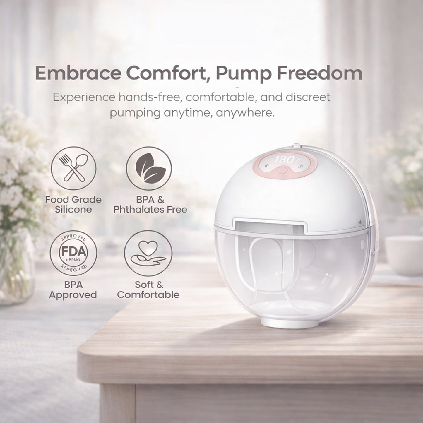 Silkmum S2 Hands-Free Wearable Breast Pump | Electric, Silent & Portable