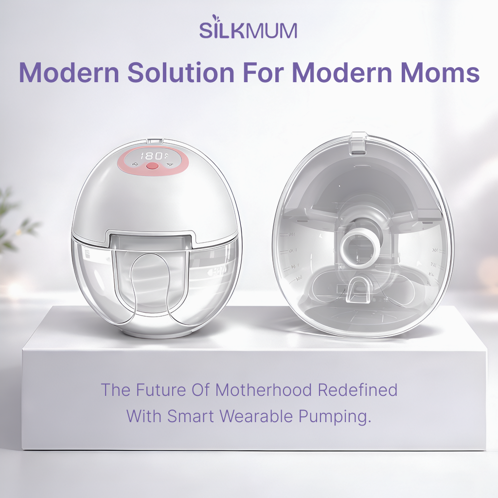 Silkmum S2 Hands-Free Wearable Breast Pump | Electric, Silent & Portable
