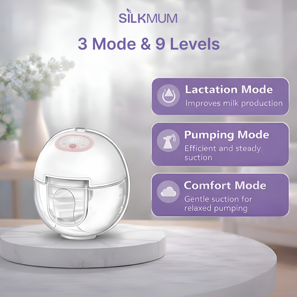 Silkmum S2 Hands-Free Wearable Breast Pump | Electric, Silent & Portable