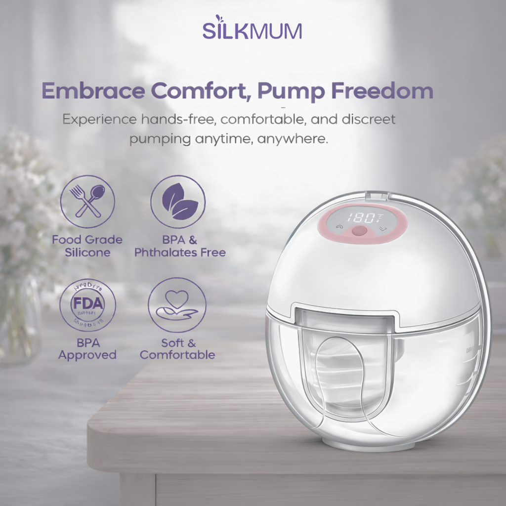 Silkmum S2 Hands-Free Wearable Breast Pump | Electric, Silent & Portable