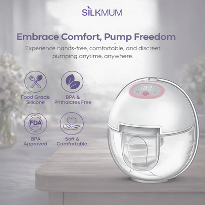 Silkmum S2 Hands-Free Wearable Breast Pump | Electric, Silent & Portable