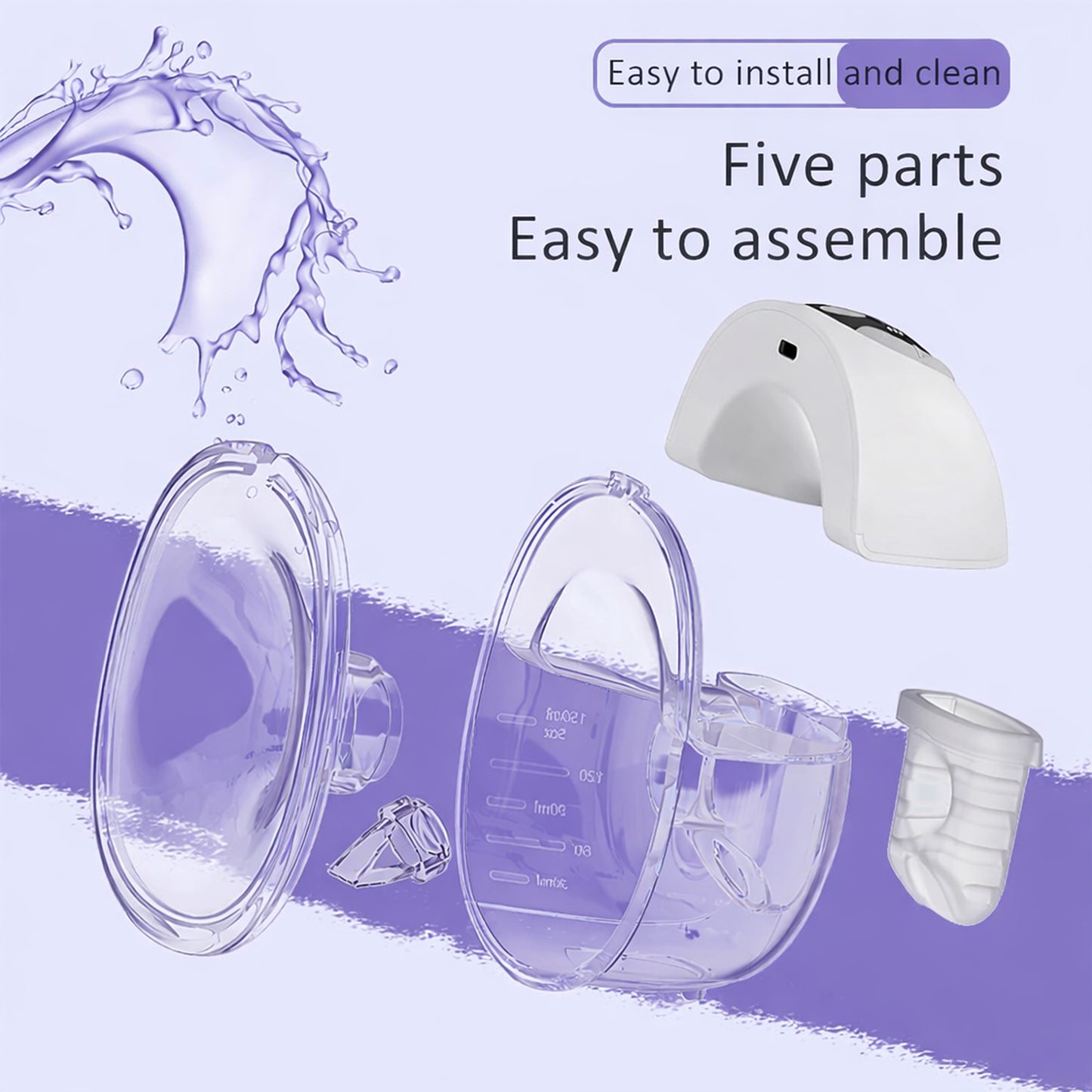 Silkmum S2 Hands-Free Wearable Breast Pump | Electric, Silent & Portable