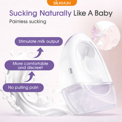 SilkMum S1 – Wearable Electric Breast Pump with Ultra-Quiet and Slim Body