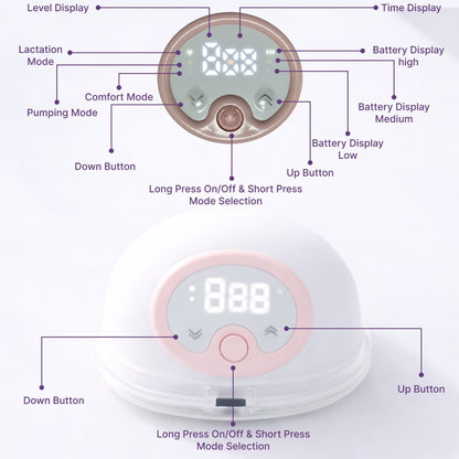 Silkmum S2 Hands-Free Wearable Breast Pump | Electric, Silent & Portable