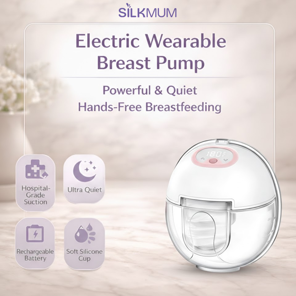 Silkmum S2 Hands-Free Wearable Breast Pump | Electric, Silent & Portable