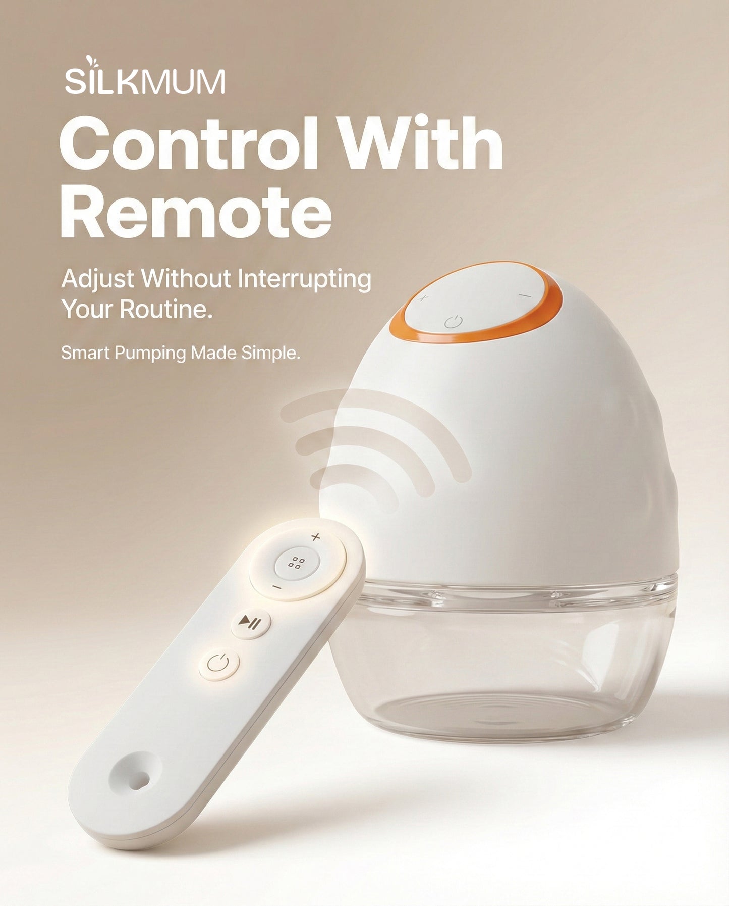 SilkMum S1 – Wearable Electric Breast Pump with Ultra-Quiet and Slim Body