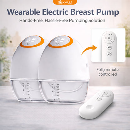 SilkMum S1 – Wearable Electric Breast Pump with Ultra-Quiet and Slim Body